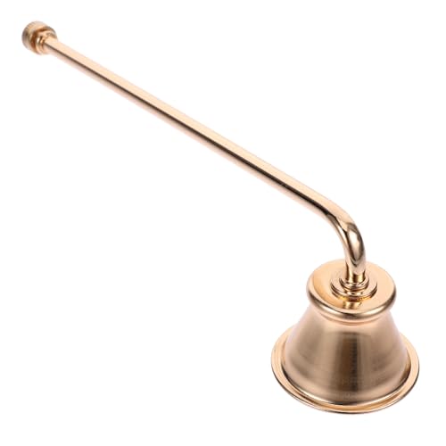 TOBBOMEY Metal Kerzenlöscher mit Langem Griff Rauchfreies Löschen Langlebiger Dochtlöscher aus Robustem Sicherer Kerzenstopp für Zuhause und Geschenk Praktische Flammenlöschung von TOBBOMEY