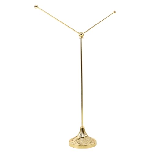 TOBBOMEY Metall Flaggenhalter mit V Förmiger Basis Stabiler Tischflaggenständer für Desktop Langlebiger Fahnenmast für Partys Konferenzen und Festivals Tragbar und Praktisch von TOBBOMEY