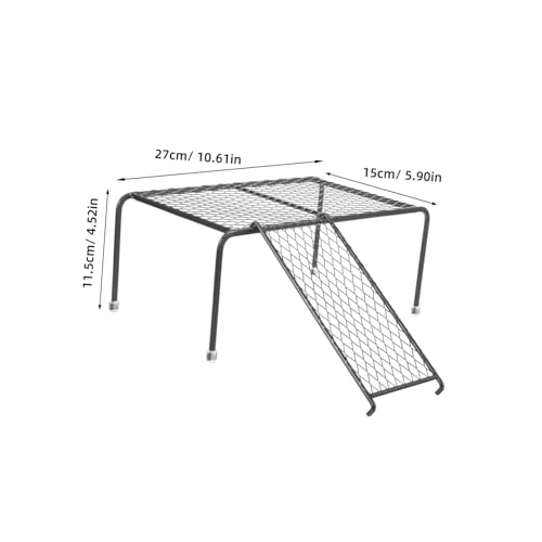 TOBBOMEY Metall Hühnerplattform mit Leiter Stabiles Langlebiges Hühnerstall Regal für Kleine Haustiere Vielseitige Kletter Ruhefläche Leicht zu Reinigen Dunkles Farmhouse Design TOBBOMEY Metall Hühnerplattform mit Leiter Stabiles Langlebiges Hühnerstall Regal für Kleine Haustiere Vielseitige Kletter Ruhefläche Leicht zu Reinigen Dunkles Farmhouse Design von TOBBOMEY