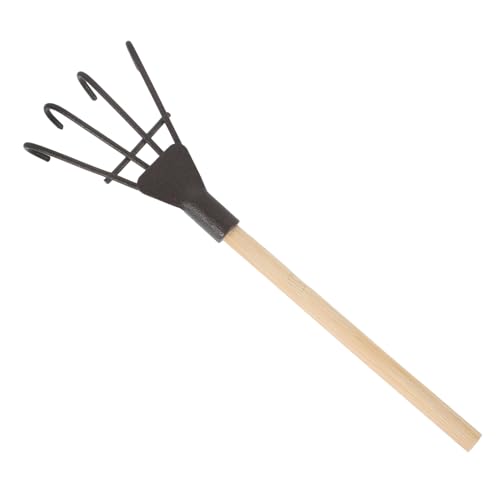 TOBBOMEY Mini Eisengabel Miniatur Sandrechen DIY Gartendeko Accessoire für Erwachsene Kleines Robustes Gartenwerkzeug aus Poliertem Metall und Holz Japanischer Stil Schreibtisch Sandbild TOBBOMEY Mini Eisengabel Miniatur Sandrechen DIY Gartendeko Accessoire für Erwachsene Kleines Robustes Gartenwerkzeug aus Poliertem Metall und Holz Japanischer Stil Schreibtisch Sandbild von TOBBOMEY