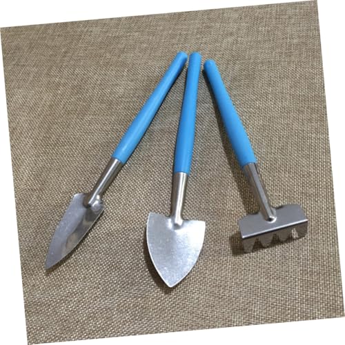TOBBOMEY Mini Handliche Eisenschaufel mit Rutschfestem Kunststoffgriff Robustes Gartenwerkzeug für Blumentöpfe Indoor Outdoor pflanzenpflege Blau TOBBOMEY Mini Handliche Eisenschaufel mit Rutschfestem Kunststoffgriff Robustes Gartenwerkzeug für Blumentöpfe Indoor Outdoor pflanzenpflege Blau von TOBBOMEY