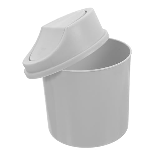 TOBBOMEY Mini Tischmülleimer mit Drehdeckel Kapazität Kompakter Papierkorb für Schreibtisch Büro Schlafzimmer und Theke Platzsparender Kleiner Desktop Abfalleimer TOBBOMEY Mini Tischmülleimer mit Drehdeckel Kapazität Kompakter Papierkorb für Schreibtisch Büro Schlafzimmer und Theke Platzsparender Kleiner Desktop Abfalleimer von TOBBOMEY