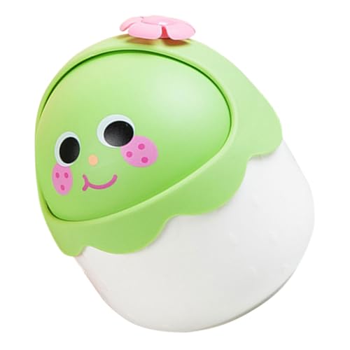TOBBOMEY Mini Tischmülleimer mit Flip deckel Kleiner Desktop Abfalleimer aus Robustem PP Kompakter Leichter Müllbehälter für Büro Kinderzimmer Küche Geruchshemmend Niedliches Cartoon TOBBOMEY Mini Tischmülleimer mit Flip deckel Kleiner Desktop Abfalleimer aus Robustem PP Kompakter Leichter Müllbehälter für Büro Kinderzimmer Küche Geruchshemmend Niedliches Cartoon von TOBBOMEY