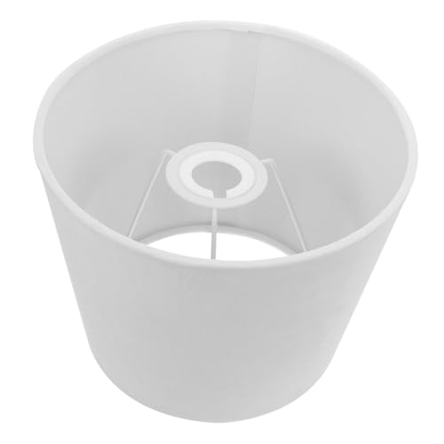 TOBBOMEY Moderner Haushalts lampenschirm aus Weißem Samtstoff Kleiner Ersatzschirm für Tisch Stehlampen Leichter Einfacher Lampenschirm mit Fassung für Schlafzimmer Wohnzimmerdekor TOBBOMEY Moderner Haushalts lampenschirm aus Weißem Samtstoff Kleiner Ersatzschirm für Tisch Stehlampen Leichter Einfacher Lampenschirm mit Fassung für Schlafzimmer Wohnzimmerdekor von TOBBOMEY