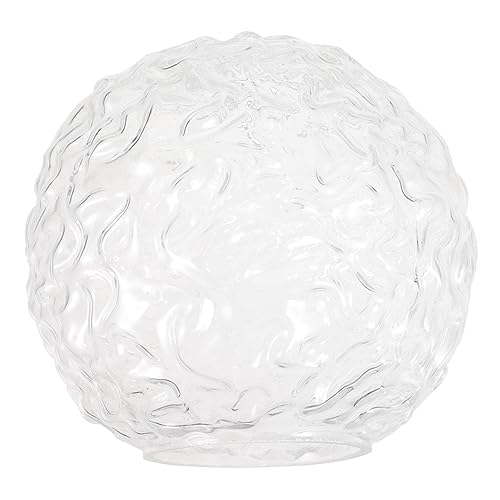 TOBBOMEY Moderner Runder Glasschirm Lampenschirm aus Hochwertigem Glas Widerstandsfähig und Leicht Geeignet für Schlafzimmer Wohnzimmer Flur Esszimmer Passend für Wand und Pendelleuchten TOBBOMEY Moderner Runder Glasschirm Lampenschirm aus Hochwertigem Glas Widerstandsfähig und Leicht Geeignet für Schlafzimmer Wohnzimmer Flur Esszimmer Passend für Wand und Pendelleuchten von TOBBOMEY