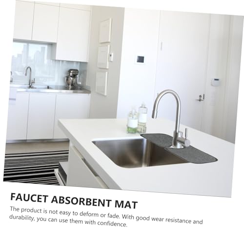 TOBBOMEY Multifunktionale Abtropfmatte für Spüle Hitzebeständiger Küchen Schwamm aus Faser mit Hoher Wasser und Ölaufnahme Waschbar Langlebig für Küchenspülen und Zubehör TOBBOMEY Multifunktionale Abtropfmatte für Spüle Hitzebeständiger Küchen Schwamm aus Faser mit Hoher Wasser und Ölaufnahme Waschbar Langlebig für Küchenspülen und Zubehör von TOBBOMEY