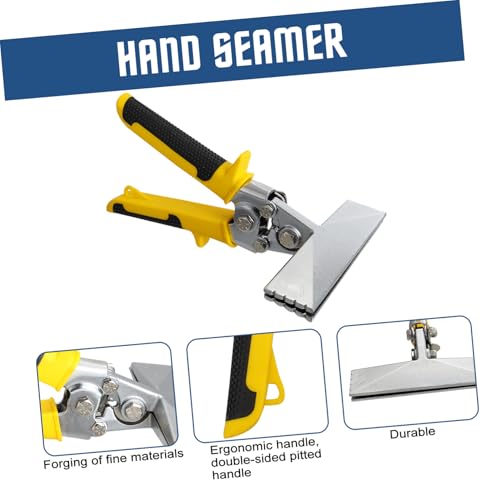 TOBBOMEY Multifunktionale Handfalzzange aus Stahl Ergonomischer Griff Präzises Biegen und Falzen von Metallblechen Vielseitiges Blechbearbeitungswerkzeug für Lüftungskanäle und TOBBOMEY Multifunktionale Handfalzzange aus Stahl Ergonomischer Griff Präzises Biegen und Falzen von Metallblechen Vielseitiges Blechbearbeitungswerkzeug für Lüftungskanäle und von TOBBOMEY