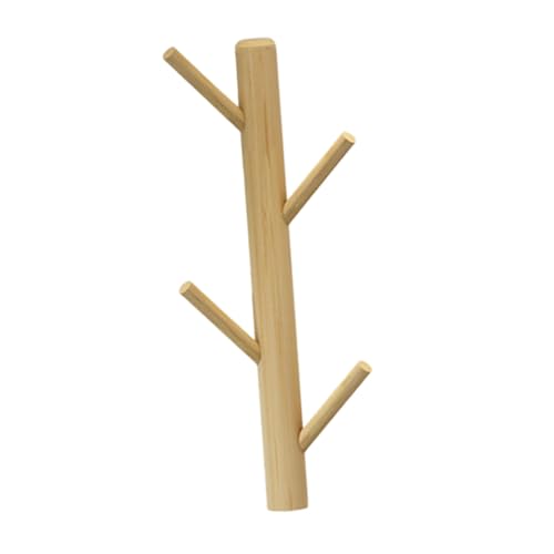 TOBBOMEY Multifunktionaler Garderobenhaken aus Massivem Holz Wandmontage Schräger Kleiderhalter für Mäntel Hüte Schals Platzsparend und Robust für Eingangsbereich und Flur TOBBOMEY Multifunktionaler Garderobenhaken aus Massivem Holz Wandmontage Schräger Kleiderhalter für Mäntel Hüte Schals Platzsparend und Robust für Eingangsbereich und Flur von TOBBOMEY