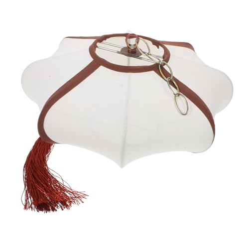 TOBBOMEY Orientalische Stoff-laterne Ufo-form Dekorativer Asiatischer Lampenschirm aus Textil Sanft Leuchtend für Hotpot-restaurants Einfache Montage Stilvolle Deckenleuchte für Zuhause und TOBBOMEY Orientalische Stoff-laterne Ufo-form Dekorativer Asiatischer Lampenschirm aus Textil Sanft Leuchtend für Hotpot-restaurants Einfache Montage Stilvolle Deckenleuchte für Zuhause und von TOBBOMEY