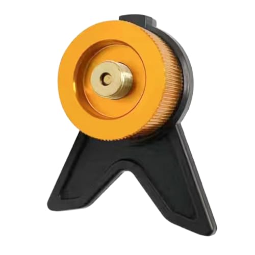 TOBBOMEY Outdoor Camping Gaskartuschen Adapter mit Halterung Kompakter Gasflaschen für Tragbare Kocher Leichter und Platzsparender Gasherd Adapter für Picknick Grill Wandern von TOBBOMEY