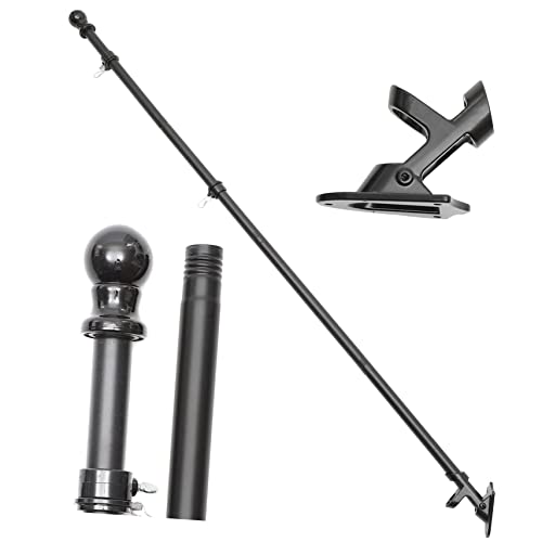TOBBOMEY Fahnenmast-kit Für Außenbereich Drehbarer Fahnenmast Mit Halterung Robustes Material Für Garten Oder Veranda von TOBBOMEY