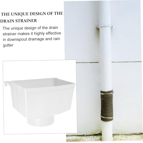 TOBBOMEY PVC Rechteckiges Fallrohr Regenwassersammler Langlebiger Dachrinnenablauf für Villen und Gewächshäuser Effiziente Wasserableitung und Schutz vor Feuchtigkeit TOBBOMEY PVC Rechteckiges Fallrohr Regenwassersammler Langlebiger Dachrinnenablauf für Villen und Gewächshäuser Effiziente Wasserableitung und Schutz vor Feuchtigkeit von TOBBOMEY