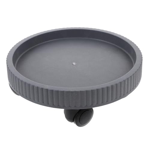 TOBBOMEY Pflanzenroller mit Stabiler Outdoor und Indoor Pflanzentopf Untersetzer Belastbarer Pflanzwagen mit Rutschfestem Abwaschbarem Tray für Garten und Wohnung von TOBBOMEY