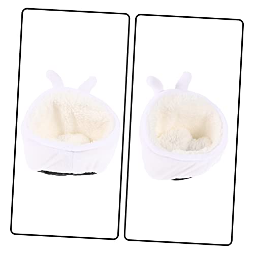 TOBBOMEY Plüsch Haustiernest Kleintierbett Wärmendes Hamster und Meerschweinchen Schlafhaus Winterbett Kuscheliges Zwerghamster Schlafversteck TOBBOMEY Plüsch Haustiernest Kleintierbett Wärmendes Hamster und Meerschweinchen Schlafhaus Winterbett Kuscheliges Zwerghamster Schlafversteck von TOBBOMEY