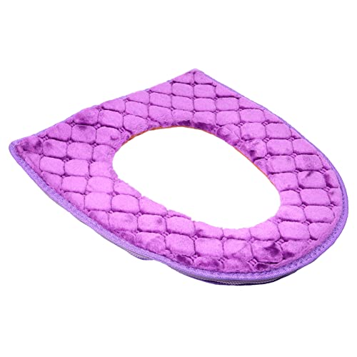TOBBOMEY Plüsch Toilettensitzbezug Warm mit Reißverschluss Universelles Kissen für Wc Geeignet für Wintermonate Dekorativ und für Toiletten Kompatibel TOBBOMEY Plüsch Toilettensitzbezug Warm mit Reißverschluss Universelles Kissen für Wc Geeignet für Wintermonate Dekorativ und für Toiletten Kompatibel von TOBBOMEY
