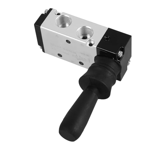 TOBBOMEY Pneumatisches Handhebel steuerventil Manuelles Luftventil Kompakt Schnelles Umschaltmechanismus für Zylinder Luftventilsteuerung Einfache Installation Platzsparend Robuste TOBBOMEY Pneumatisches Handhebel steuerventil Manuelles Luftventil Kompakt Schnelles Umschaltmechanismus für Zylinder Luftventilsteuerung Einfache Installation Platzsparend Robuste von TOBBOMEY