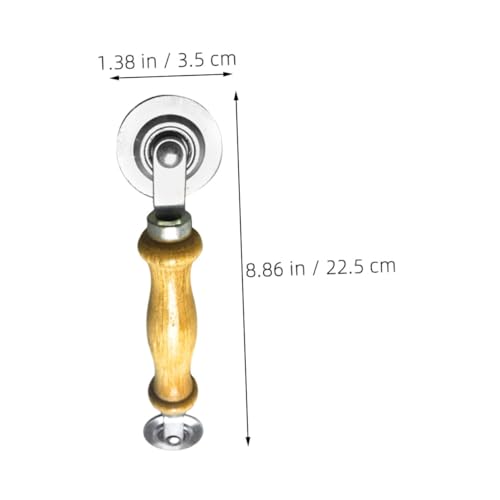 TOBBOMEY Pressing Wheel Fliegengitter Werkzeug Edelstahl mit Holzgriff Lange Haltbar Screen Pressure Roller für Fliegengitter Montage Einziehwerkzeug für Dicke Fensterrahmen Ergonomischer TOBBOMEY Pressing Wheel Fliegengitter Werkzeug Edelstahl mit Holzgriff Lange Haltbar Screen Pressure Roller für Fliegengitter Montage Einziehwerkzeug für Dicke Fensterrahmen Ergonomischer von TOBBOMEY