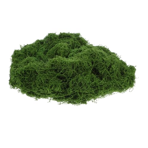 TOBBOMEY Realistisches Deko Moos für Bastelprojekte Aquarien Terrarien und Tischarrangements Pflegeleicht Langlebig Farbecht Handhaben von TOBBOMEY
