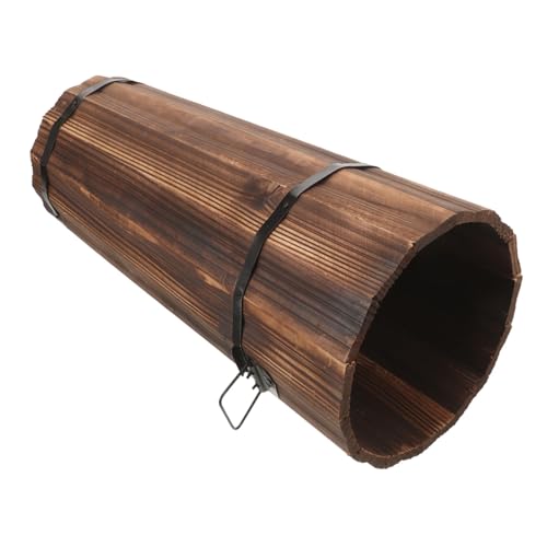 TOBBOMEY Regenschirmständer aus Massivholz mit Multifunktionalem Stauraum für Regenschirme Spazierstöcke und Fächer Robust und Formstabil Eleganter Eingangsbereich Organizer für Zuhause von TOBBOMEY