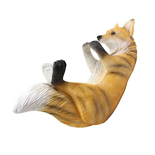 TOBBOMEY Resin Weinregal Wolf Design Weinhalter Skulptur Orange Wohnraum Deko Flaschenständer für Bar Küche Wohnzimmer Hotel Party Tisch von TOBBOMEY
