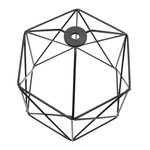 TOBBOMEY Retro Eisen Lampenschirm Hexagon Form Hohl Vintage Abdeckung für Deckenleuchte Wandlampe Bodenlampe Langlebiger Industrial Stil Einfach zu Montieren für Wohnzimmer und Dekor TOBBOMEY Retro Eisen Lampenschirm Hexagon Form Hohl Vintage Abdeckung für Deckenleuchte Wandlampe Bodenlampe Langlebiger Industrial Stil Einfach zu Montieren für Wohnzimmer und Dekor von TOBBOMEY