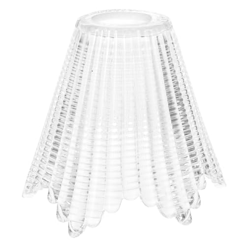 TOBBOMEY Retro Glas Lampenschirm für Wand Deckenleuchte Eleganter Ersatz Lampenabdeckung Geeignet für Wohnzimmer Schlafzimmer Küche Einfache Montage Dekorativ und Praktisch von TOBBOMEY