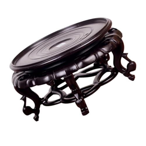 TOBBOMEY Retro Runder Weinflaschenhalter aus Langlebigem Kunststoff Dekorativer Blumentopfständer und Tablett Stabiler Flaschenkessel Sockel für Wohnraumdekoration TOBBOMEY Retro Runder Weinflaschenhalter aus Langlebigem Kunststoff Dekorativer Blumentopfständer und Tablett Stabiler Flaschenkessel Sockel für Wohnraumdekoration von TOBBOMEY