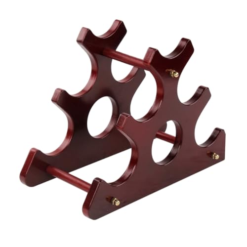TOBBOMEY Robustes Holz Weinregal Stand Elegant Stabiles Weinhalter für Zuhause Büro Multifunktional Weinaufbewahrung Regal Weinflaschenhalter Praktisch Dekorativ von TOBBOMEY