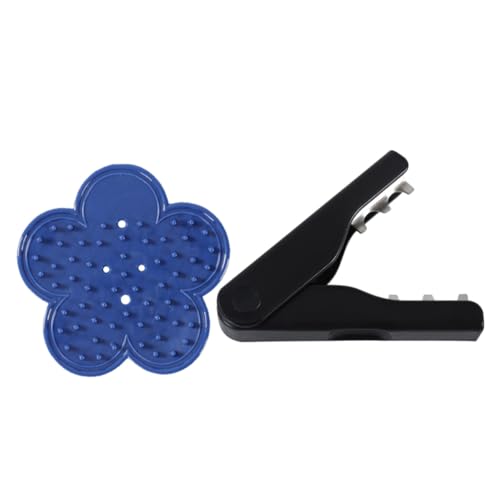 TOBBOMEY Rosendornen Entferner Werkzeug mit Abs klemme und Blauem Praktischer Rosenblatt Dornentferner für Blumensträuße für Floristen und Gartenarbeit von TOBBOMEY