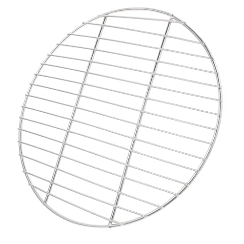 TOBBOMEY Runde Edelstahl Grillmatte Bbq Mesh Pad Barbecue Grillnetz mit Luftzirkulation für Gemüse Fleisch Fisch Outdoor Camping Grillen TOBBOMEY Runde Edelstahl Grillmatte Bbq Mesh Pad Barbecue Grillnetz mit Luftzirkulation für Gemüse Fleisch Fisch Outdoor Camping Grillen von TOBBOMEY