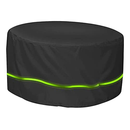 TOBBOMEY Runde Gartentisch Abdeckplane aus Oxford Stoff UV beständig Staubdichte Schutzhaube für Outdoor Tische Leicht zu Installieren und Wasserabweisend TOBBOMEY Runde Gartentisch Abdeckplane aus Oxford Stoff UV beständig Staubdichte Schutzhaube für Outdoor Tische Leicht zu Installieren und Wasserabweisend von TOBBOMEY