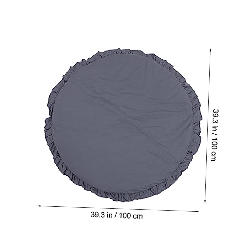 TOBBOMEY Runde Krabbelmatte aus Weichem Hautfreundlichem Material Komfortable Spiel Krabbeldecke für Junge Mädchen und Kleinkinder Druckentlastend Langlebig und Tragbar für Junge Mädchen TOBBOMEY Runde Krabbelmatte aus Weichem Hautfreundlichem Material Komfortable Spiel Krabbeldecke für Junge Mädchen und Kleinkinder Druckentlastend Langlebig und Tragbar für Junge Mädchen von TOBBOMEY