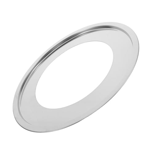 TOBBOMEY Runder Edelstahl Steamer Ring Adapter Langlebiger Wiederverwendbarer Dampfeinsatz für Töpfe und Woks Vielseitig Einsetzbar für Gemüse Dim Sum und Festtagsgerichte von TOBBOMEY