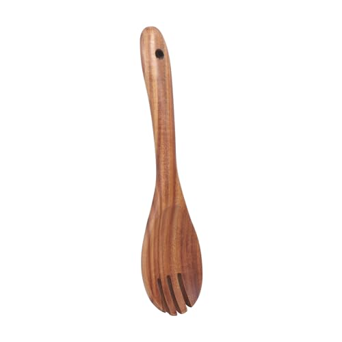 TOBBOMEY Salatgabel aus Holz Langer Griff Vielseitiges Salatbesteck zum Mischen und Servieren Glatte Oberfläche Robustes Küchenutensil für Einfache Handhabung und Reinigung TOBBOMEY Salatgabel aus Holz Langer Griff Vielseitiges Salatbesteck zum Mischen und Servieren Glatte Oberfläche Robustes Küchenutensil für Einfache Handhabung und Reinigung von TOBBOMEY