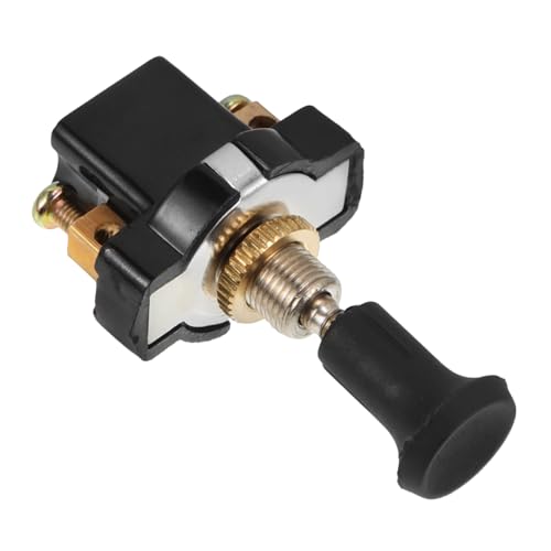 TOBBOMEY Scheinwerferschalter Zugschalter für Lkw Metall PVC Abs Konstruktion Einfache Installation Zuverlässiger Kippschalter für Fahrzeugbeleuchtung von TOBBOMEY