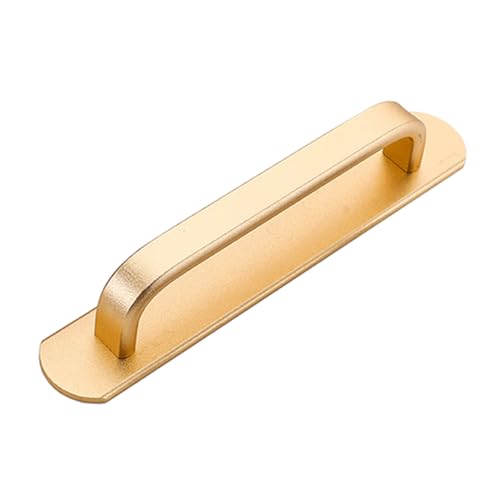 TOBBOMEY Schrankgriff für Schiebetüren mit Bodenplatte Punchfrei Einfache Montage Vielseitiger Möbelgriff für Schränke Kleiderschränke und Schiebetüren Modernes Design Zufällige Farbe von TOBBOMEY