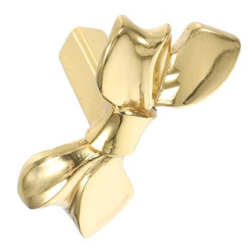 TOBBOMEY Schrankknopf aus Messing Bowknot form Dekorativer Möbelknauf für Kleiderschränke Küchenschränke Schuhschränke Vielseitig für Wohn Schlaf Arbeitszimmer von TOBBOMEY