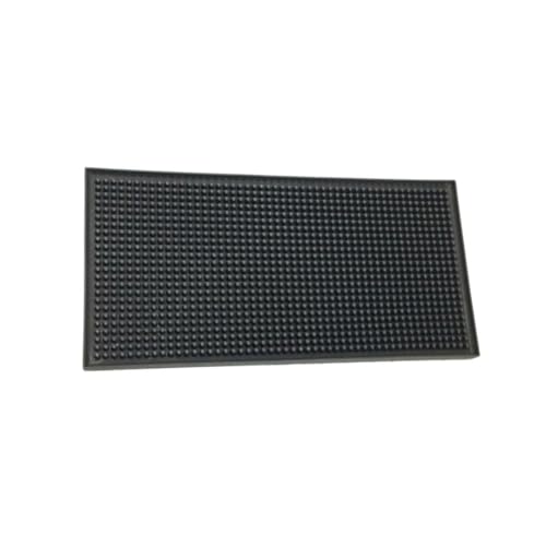TOBBOMEY Schwarze Rutschfeste Silikon barmatte mit Tiefen Rillen Abtropfmatte für Küche und Bar Rechteckiges Dickes Drainage tablett Hygienische Trockenunterlage für Geschirr und Gläser TOBBOMEY Schwarze Rutschfeste Silikon barmatte mit Tiefen Rillen Abtropfmatte für Küche und Bar Rechteckiges Dickes Drainage tablett Hygienische Trockenunterlage für Geschirr und Gläser von TOBBOMEY