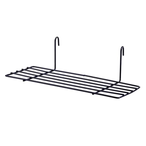 TOBBOMEY Schwarzes Wandregal Drahtkorb Geradliniges Wandaufhängesystem für Wohnzimmer und Schlafzimmer Stapelbares Aufbewahrungsregal für Küchen und Badorganisation TOBBOMEY Schwarzes Wandregal Drahtkorb Geradliniges Wandaufhängesystem für Wohnzimmer und Schlafzimmer Stapelbares Aufbewahrungsregal für Küchen und Badorganisation von TOBBOMEY