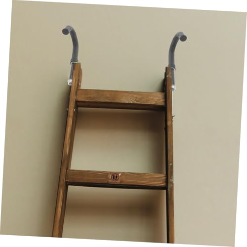 TOBBOMEY Schwerlast Leiterhaken aus Robustem Eisen Verstellbarer Dachhaken für Teleskopleitern und Außentreppen Sicherer Halt für Dach Speicher und Verlängerungsleitern Vielseitig von TOBBOMEY