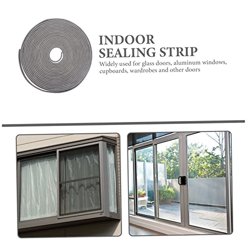 TOBBOMEY Selbstklebendes Dichtungsband Wind und Schalldichte Tür und Fensterabdichtung Staubschutz Indoor Sealing Strip für Glas und Aluminiumrahmen Langlebiger Haushalts Zugluftstopper von TOBBOMEY