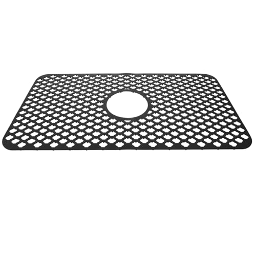 TOBBOMEY Silikon Abtropfmatte für Spüle Flexibles Hohles Drainagepolster rutschfest und Leicht zu Reinigen Küchenspüle Schutzmatte Langlebig und Platzsparend Dunkles Küchenzubehör TOBBOMEY Silikon Abtropfmatte für Spüle Flexibles Hohles Drainagepolster rutschfest und Leicht zu Reinigen Küchenspüle Schutzmatte Langlebig und Platzsparend Dunkles Küchenzubehör von TOBBOMEY