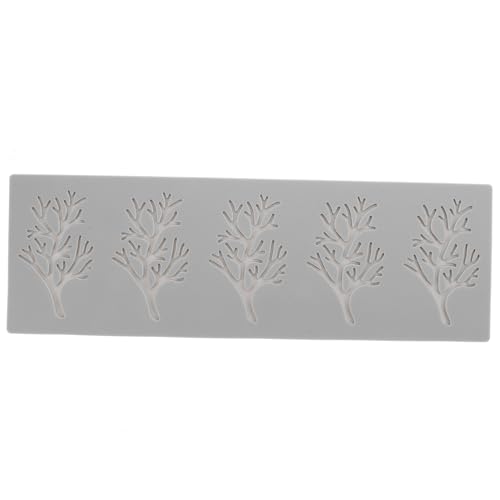 TOBBOMEY Silikonform Fondant Baumblatt Dekorative Pralinenform Hitzebeständig für Schokolade Kuchen Backen DIY Kuchenform Silikonform für Tortendeko und Gebäck von TOBBOMEY