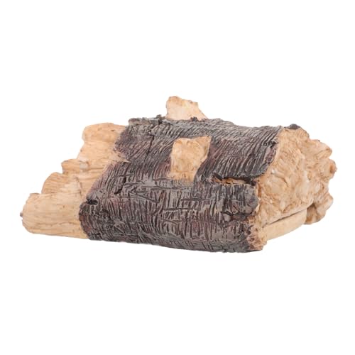 TOBBOMEY Simulierter Baumstumpf Schlüsselversteck Box Außenbereich Gefälschter Schlüsselhalter Garten Versteck Sicherer Aufbewahrungsbehälter für Ersatzschlüssel von TOBBOMEY