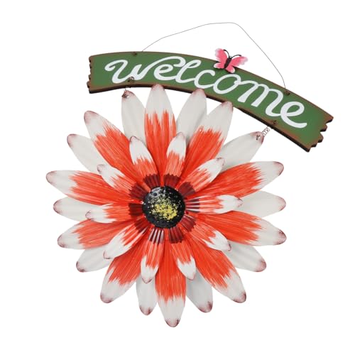 TOBBOMEY Sonnenblumen-hängeschild Aus Eisen Dekoratives Willkommensschild Mit Gartenmotiv Für Eingangsbereich Tür Oder Wohnzimmer Langlebig Und Robust TOBBOMEY Sonnenblumen-hängeschild Aus Eisen Dekoratives Willkommensschild Mit Gartenmotiv Für Eingangsbereich Tür Oder Wohnzimmer Langlebig Und Robust von TOBBOMEY