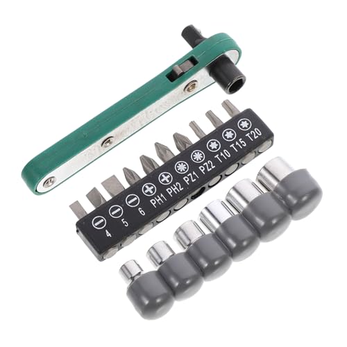 TOBBOMEY Teiliges Ratschen schraubenschlüssel Verstellbarem Gabelschlüssel und Austauschbaren Stecknüssen Langlebiges Stahl werkzeug für Reparatur und Wartung Zeitsparend und Einfach zu TOBBOMEY Teiliges Ratschen schraubenschlüssel Verstellbarem Gabelschlüssel und Austauschbaren Stecknüssen Langlebiges Stahl werkzeug für Reparatur und Wartung Zeitsparend und Einfach zu von TOBBOMEY