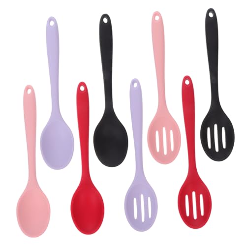 TOBBOMEY Teiliges Silikon Küchenlöffel Set Hitzebeständig Antihaftbeschichtet mit Schaumkelle Schaumlöffel Vielseitig für Kochen Backen Servieren Kompakt und Leicht zu Reinigen TOBBOMEY Teiliges Silikon Küchenlöffel Set Hitzebeständig Antihaftbeschichtet mit Schaumkelle Schaumlöffel Vielseitig für Kochen Backen Servieren Kompakt und Leicht zu Reinigen von TOBBOMEY