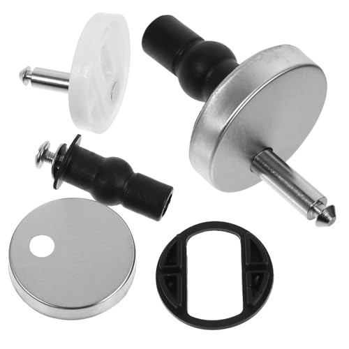 TOBBOMEY Toilettensitz Schrauben aus Edelstahl Wc Sitz Befestigung mit Stabilem Scharnier Korrosionsbeständig Einfache Montage Passend für Standard toilettendeckel TOBBOMEY Toilettensitz Schrauben aus Edelstahl Wc Sitz Befestigung mit Stabilem Scharnier Korrosionsbeständig Einfache Montage Passend für Standard toilettendeckel von TOBBOMEY