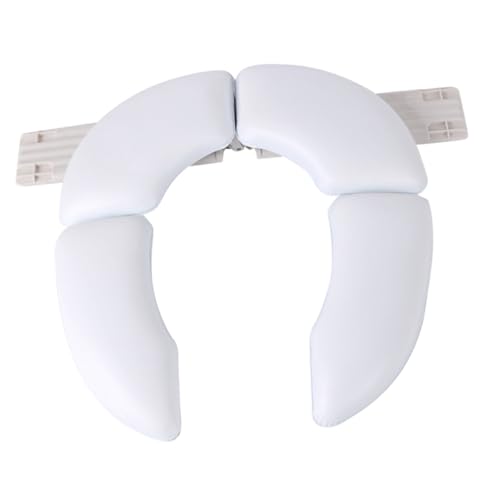 TOBBOMEY Toilettentrainer Sitz Faltbar Wc Sitz Tragbar Sicher Faltbarer Potty Training für Kleinkinder Weiß Geeignet für Unterwegs von TOBBOMEY
