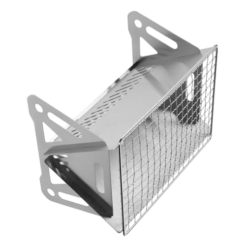 TOBBOMEY Tragbarer Klappbarer Holzkohlegrill aus Edelstahl Kompakt Hitzebeständig Vielseitig für Camping Outdoor Bbq und Garten Kleiner Faltbarer Grill für Platzsparendes Grillen von TOBBOMEY